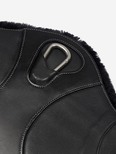 LeMieux Arika Simuwool Contoured Long Stud Girth Black| Online For Equine