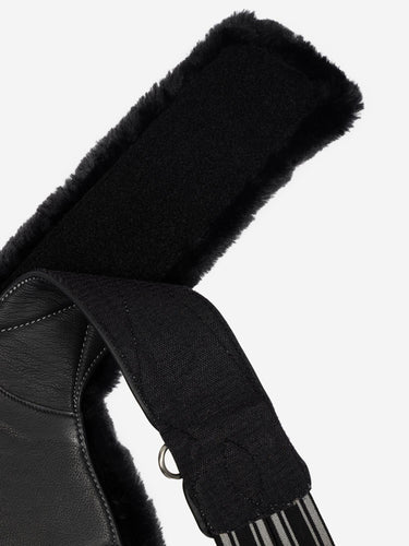 LeMieux Arika Simuwool Contoured Long Stud Girth Black| Online For Equine
