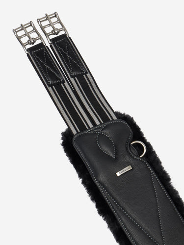 LeMieux Arika Simuwool Contoured Long Stud Girth Black| Online For Equine