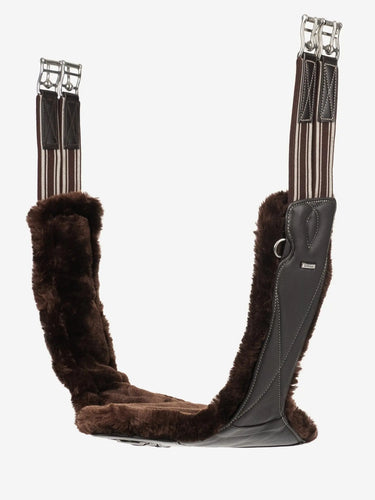 LeMieux Arika Simuwool Contoured Long Stud Girth Brown| Online For Equine