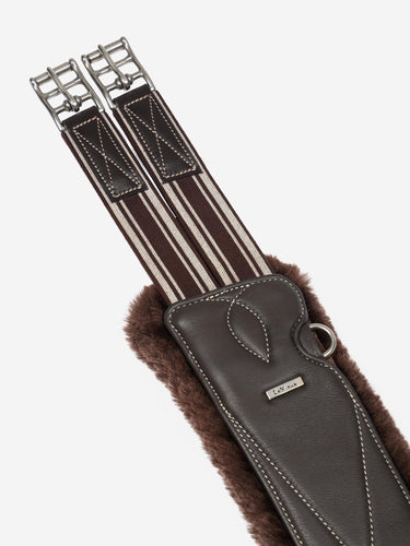 LeMieux Arika Simuwool Contoured Long Stud Girth Brown| Online For Equine