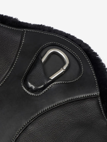 LeMieux Arika Simuwool Contoured Short Stud Girth Black| Online For Equine