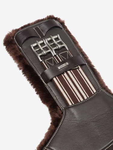 LeMieux Arika Simuwool Contoured Short Stud Girth Brown| Online For Equine