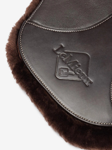 LeMieux Arika Simuwool Contoured Short Stud Girth Brown| Online For Equine