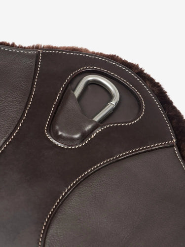 LeMieux Arika Simuwool Contoured Short Stud Girth Brown| Online For Equine
