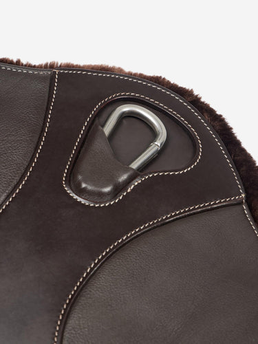 LeMieux Arika Simuwool Contoured Short Stud Girth Brown| Online For Equine