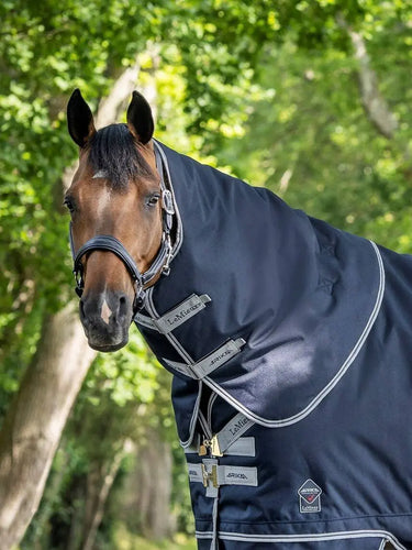 Buy LeMieux Arika Storm-Tek Neck Cover 100g Navy| Online for Equine