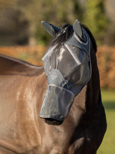 Buy LeMieux ArmourShield Pro Full Fly Mask Grey| Online for Equine