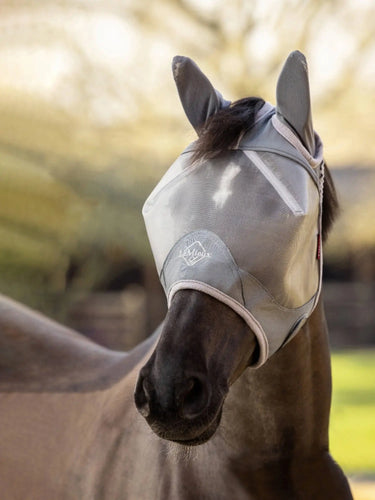 Buy LeMieux ArmourShield Pro Half Fly Mask Grey| Online for Equine