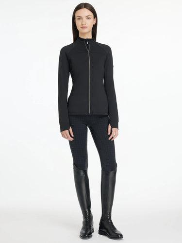 LeMieux Aspen Brushed Zip Through Jacket Black