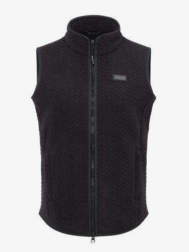 LeMieux Aspen Herringbone Fleece Gilet Black| Online For Equine