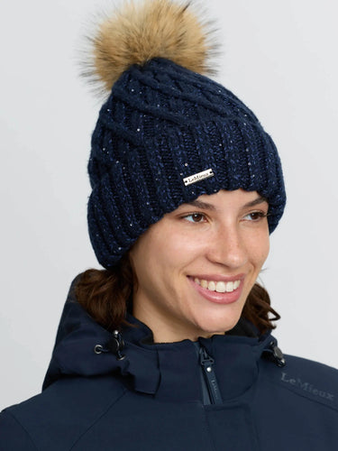 LeMieux Bernie Sequin Beanie Navy| Online For Equine