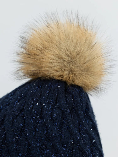 LeMieux Bernie Sequin Beanie Navy| Online For Equine
