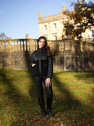 Buy the LeMieux Black Alissa Hybrid Fleece | Online for Equine