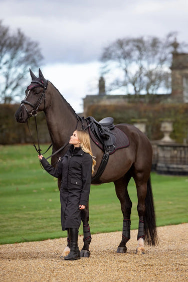 Buy the LeMieux Black Amelie Waterproof Lightweight Riding Coat