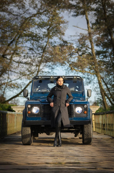 Buy the LeMieux Black Amelie Waterproof Lightweight Riding Coat