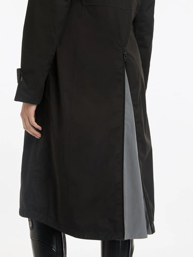 Buy the LeMieux Black Amelie Waterproof Lightweight Riding Coat