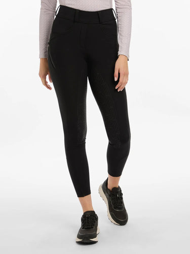 Buy LeMieux Black Amy Brushed Breggings | Online for Equine