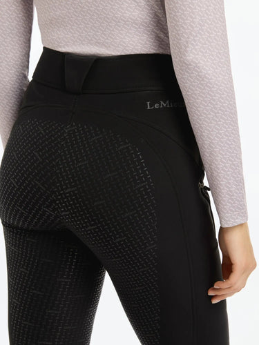 Buy LeMieux Black Amy Brushed Breggings | Online for Equine