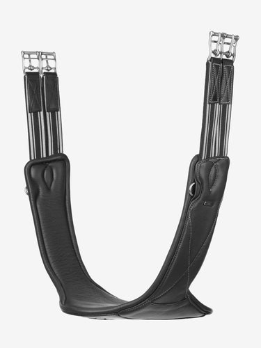 Buy the LeMieux Black Arika Contoured Long Stud Girth | Online for Equine