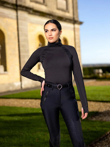Buy LeMieux Black Drytex Ladies Waterproof Full Seat Breeches | Online for Equine