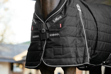 LeMieux Black Kudos ClimaCore Stable Rug with Neck 200g Black| Online For Equine
