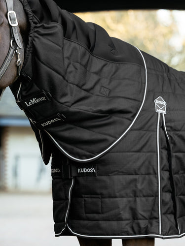 LeMieux Black Kudos ClimaCore Stable Rug with Neck 200g Black| Online For Equine