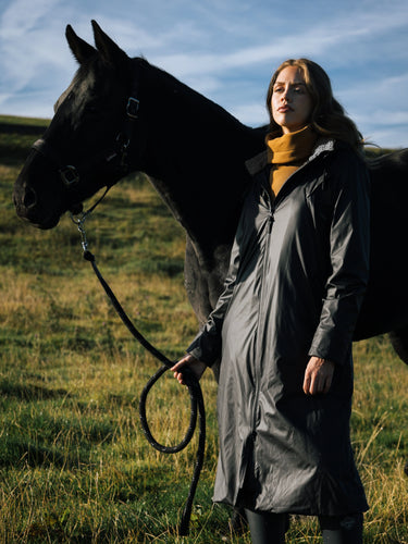 LeMieux Black Ladies Waterproof All Elements Robe Coat| Online For Equine