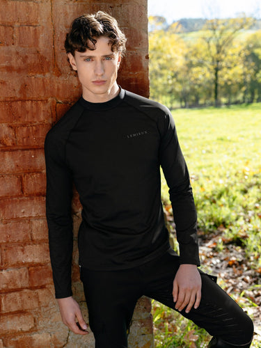 LeMieux Black Mens Base Layer Black| Online For Equine