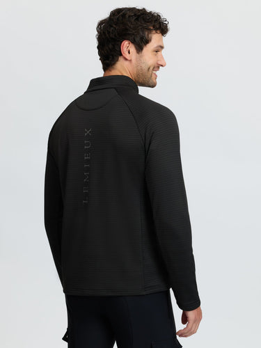 LeMieux Black Mens Quarter Zip Mid Layer Black| Online For Equine