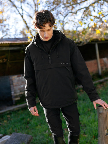 LeMieux Black Mens Waterproof Anorak Black| Online For Equine