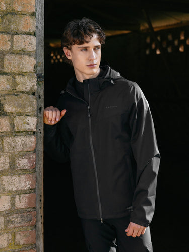 LeMieux Black Mens Waterproof Lightweight Jacket Black| Online For Equine