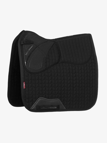 Buy LeMieux Black ProSorb Plain 2 Pocket Dressage Square| Online for Equine