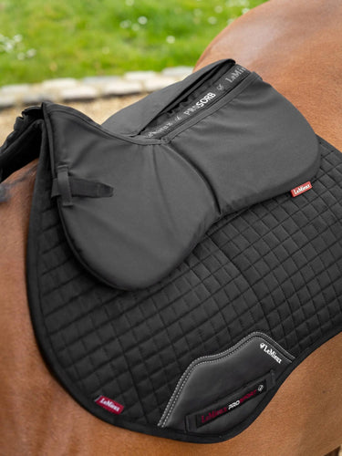 LeMieux Black ProSorb Plain 2 Pocket Half Pad| Online For Equine