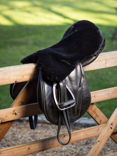 Buy LeMieux Black Simuwool Seat Saver| Online for Equine