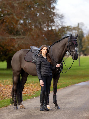 Buy LeMieux Black Tilly Hooded Puffer Jacket| Online for Equine
