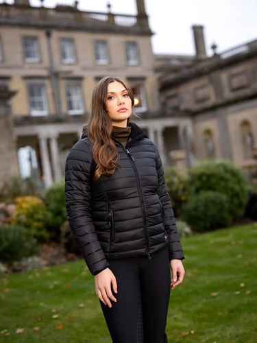 Buy LeMieux Black Tilly Hooded Puffer Jacket| Online for Equine