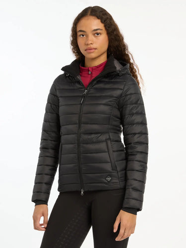Buy LeMieux Black Tilly Hooded Puffer Jacket| Online for Equine