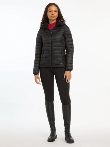 Buy LeMieux Black Tilly Hooded Puffer Jacket| Online for Equine