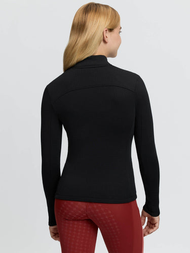 LeMieux Black Young Rider Bethany Zip Through Mid Layer Black| Online For Equine