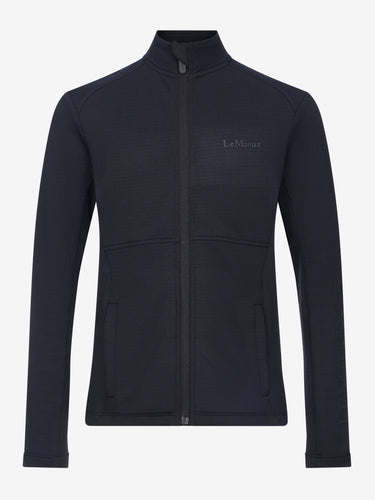 LeMieux Black Young Rider Bethany Zip Through Mid Layer Black| Online For Equine