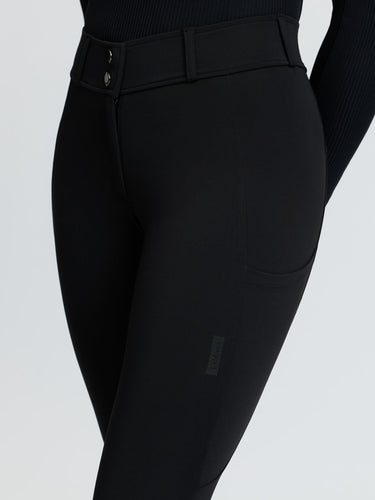 LeMieux Black Young Rider Bex Half Seat Breeches Black| Online For Equine