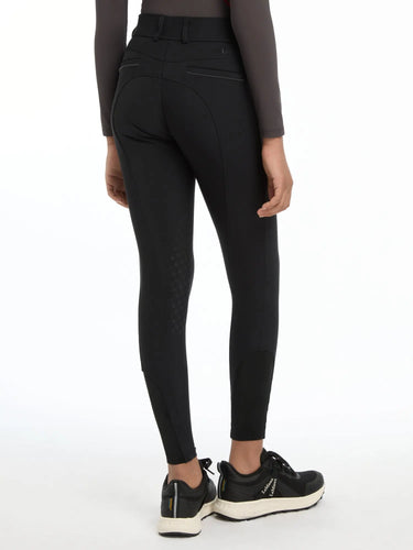 Buy LeMieux Black Young Rider Izzy Knee Grip Breeches| Online for Equine