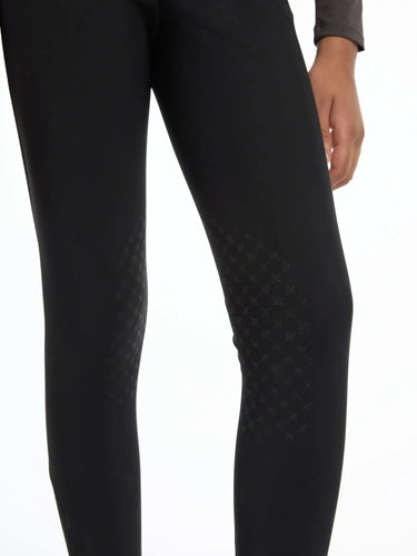 Buy LeMieux Black Young Rider Izzy Knee Grip Breeches| Online for Equine