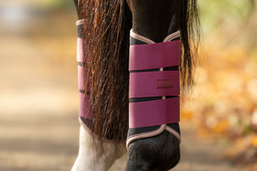 LeMieux Blackberry Air-Tek Grafter Brushing Boots Blackberry| Online For Equine