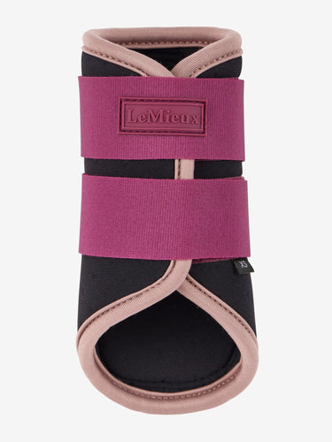 LeMieux Blackberry Air-Tek Grafter Brushing Boots Blackberry| Online For Equine