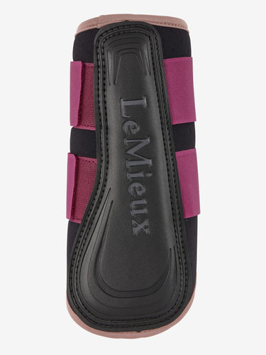 LeMieux Blackberry Air-Tek Grafter Brushing Boots Blackberry| Online For Equine