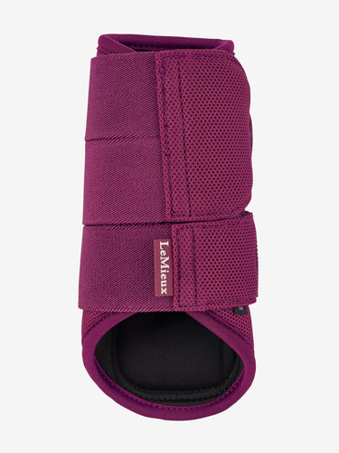 LeMieux Blackberry Arika Mesh Brushing Boots Blackberry| Online For Equine
