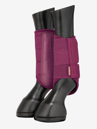 LeMieux Blackberry Arika Mesh Brushing Boots Blackberry| Online For Equine