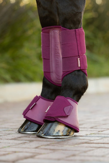 LeMieux Blackberry Arika Over Reach Boots Blackberry| Online For Equine